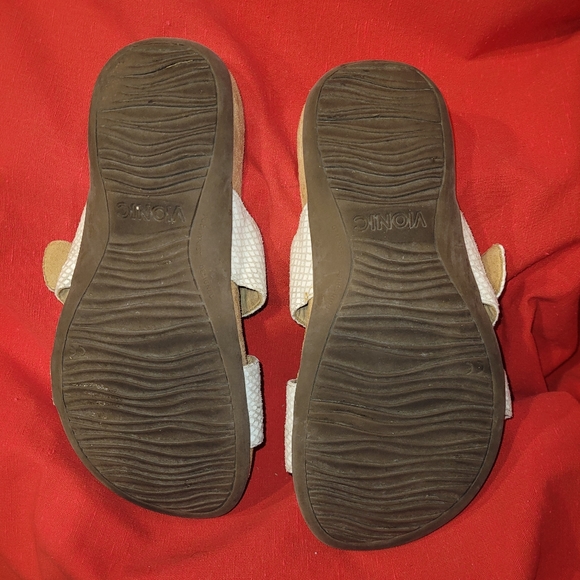 Vionic Skylar Snakeskin Print Adjustable Slide Sandal - Picture 5 of 6